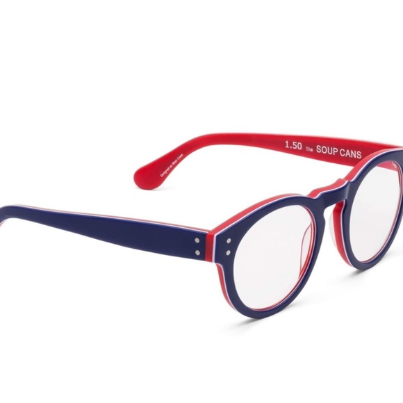 CADDIS LIFE Soup Cans, Blue/Red, 1.0 Readers - Picture 3 of 5